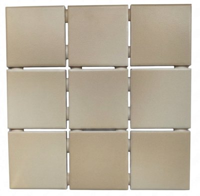 PASTILHA CERÂMICA ATLAS 10X10 MENDONZA OM10836 BEGE ACETINADO
