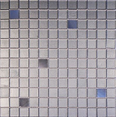 PASTILHA DE VIDRO CRISTAL 2,3X2,3 GLASS ESPELHO E PRATA CG42-CG44 PLACA 31X31CM