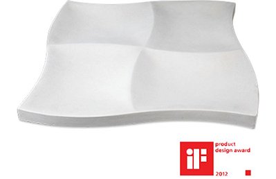 REVESTIMENTO TRIDIMENSIONAL 3D LINHA CATAVENTO SOLARIUM 47X47CM