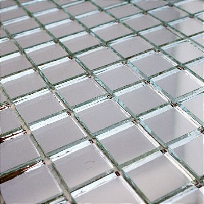 PASTILHA DE VIDRO CRISTAL GLASS ESPELHO CG42