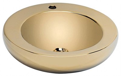 DUNE LAVABO GOLD 49X49X14 CM