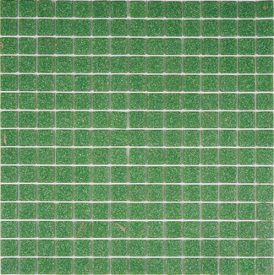PASTILHA DE VIDRO 2X2 ORIENTAL VERDE OLIVA K27 PLACA 32,5X32,5CM