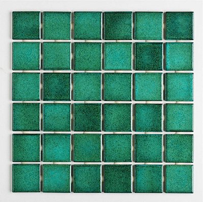 PASTILHA DE PORCELANA ATLAS 5X5 BERMUDA SG8348 VERDE