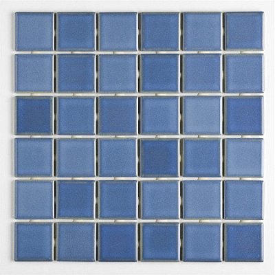 PASTILHA DE PORCELANA ATLAS 5X5CM GUARUJÁ SG8441 AZUL