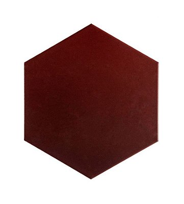 REVESTIMENTO CERÂMICA ATLAS HEXAGONAL MERLOT OMD15334 VERMELHO