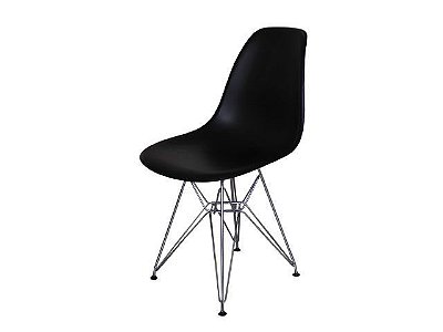 Cadeira Dkr Charles Eames Base Eiffel Aço Cromado