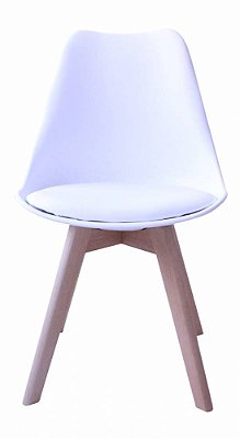 Cadeira Saarinen Wood Branca