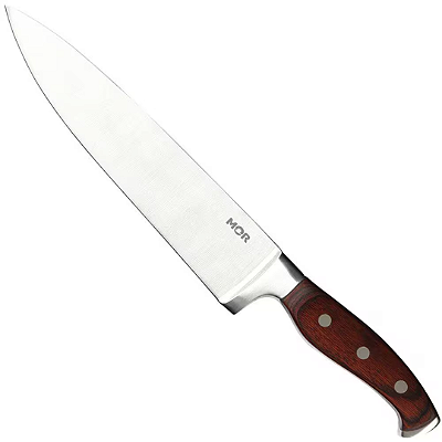 Faca Linha Steel MOR 10' Polegadas Cabo De Madeira