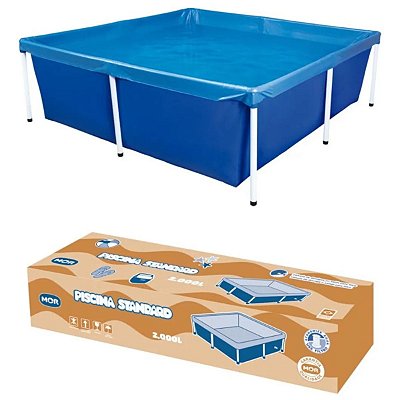 Piscina Standard 2000 Litros Quadrada MOR