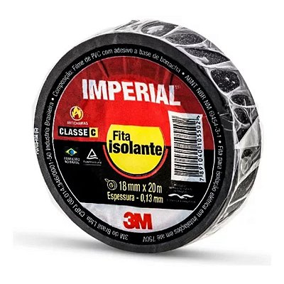 FITA ISOLANTE IMPERIAL 3M 18MM X 20M