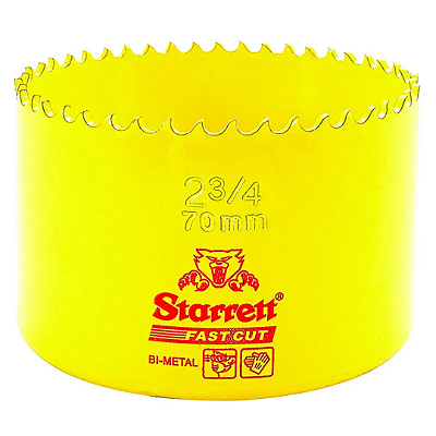 SERRA COPO STARRETT FAST CUT BI-METAL 2.3/4" 70MM