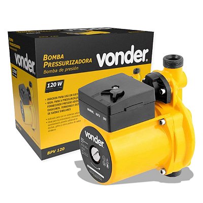 Bomba Pressurizada Modelo Bpv 120 Vonder 127 V Para Pressão Adicional Chuveiros e Torneiras Original