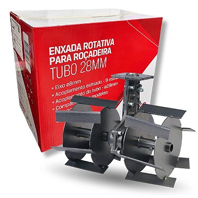 ENXADA ROTATIVA BRANCO DE 28MM