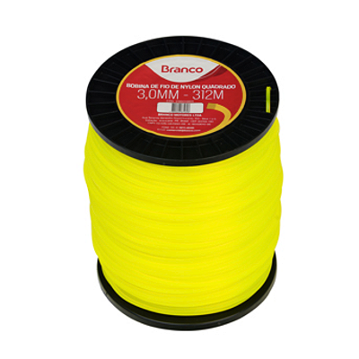 CARRETEL FIO NYLON QUADRADO 3,0MM 312 METROS MODELO 29601865