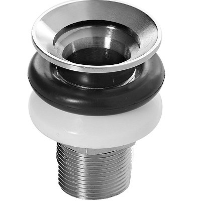 VALVULA P ESCOAMENTO CUBA OCULTA 7/8 METALIZADO BLISTER C/ 1 PEÇA 101632-21