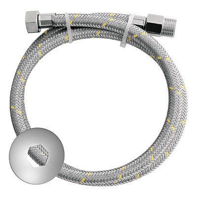 MANGUEIRA LIGAÇÃO FLEXÍVEL PARA GÁS 1/2 1,20 METROS BLUKIT