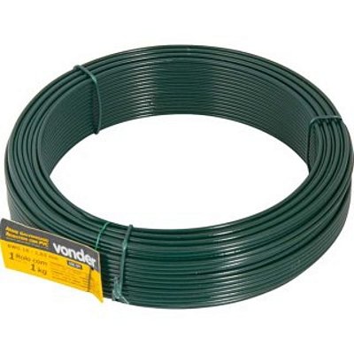 ARAME REVETIDO PVC VERDE VONDER BWG 16