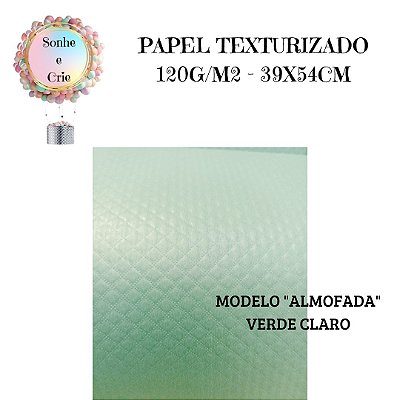 PAPEL TEXTURIZADO 120G/M2 - 39X54CM