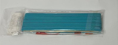 ELÁSTICO CHATO 7MM AZUL TURQUESA