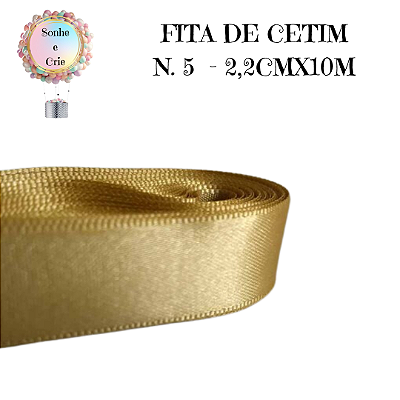 FITA DE CETIM N. 5 - 2,2CMX10M