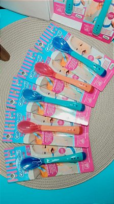COLHER INFANTIL - A PARTIR DE 4 ANOS - ACABAMENTO EM SILICONE
