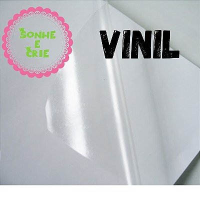 VINIL LEITOSO PARA IMPRESSÃO ADESIVO - A4