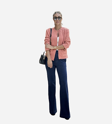 Calça Reta Petra Jeans Malha