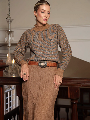 Blusa Maria bicolor