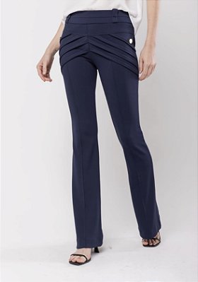 Calça Dayanne Drapeada Flare