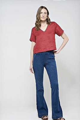 Calça Marizete Flare Comfy