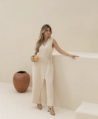 Macacão Roberta Transpassado