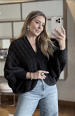 Kimono de Tricô Fio Soft