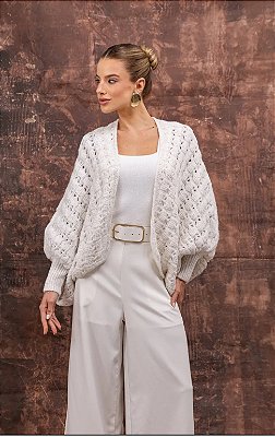 Kimono de Tricô Fio Soft