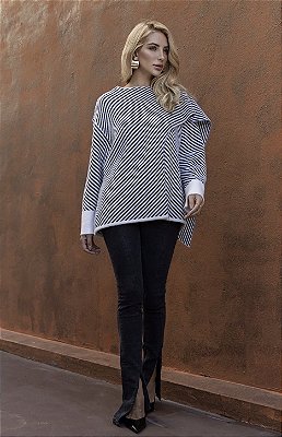 Blusa Tricô Lina Transpassada