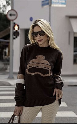 Blusa Tricô Máscara Sky