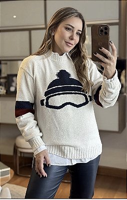 Blusa Tricô Máscara Sky