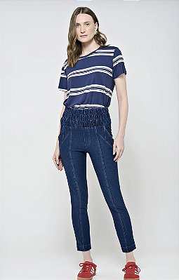 Calça Viviane com elástico na cintura Comfy