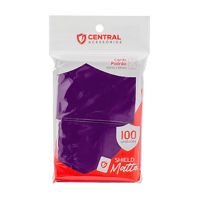 Shield Matte Roxo Central (100 Sleeves)