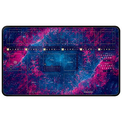 Seven Galaxies: Playmat Neutro Galáctico com Borda Costurada (Modo Frente de Combate)