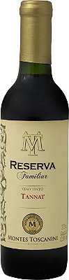 Vinho Tinto Montes Toscanini Reserva Familiar Tannat 375ML