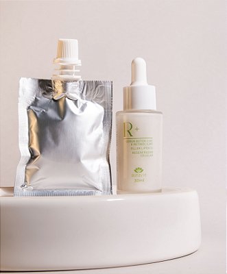 Kit Serum + Refil - Serum Facial  R+ com Peptídeos de ação Retinol-like e lifting imediato - 30ml