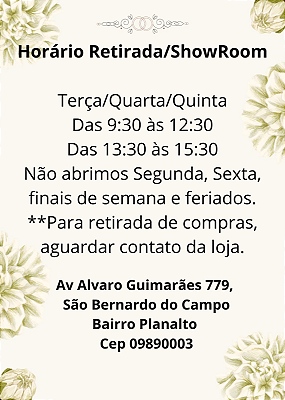 novo horario endereço