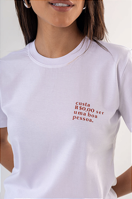 Camiseta Custa Zero Reais