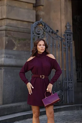 Blusa - Vestido recorte Ombro