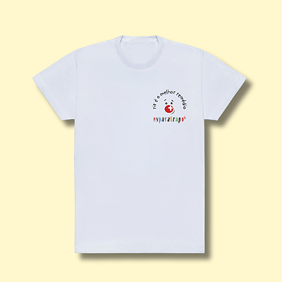 Camiseta HA HA HA - Rir é o melhor remédio