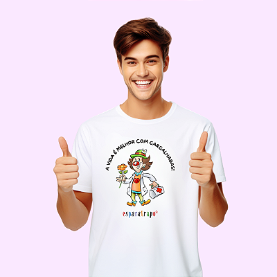 Camiseta Dra. Florentina – Espalhe Alegria com a Turma do Riso