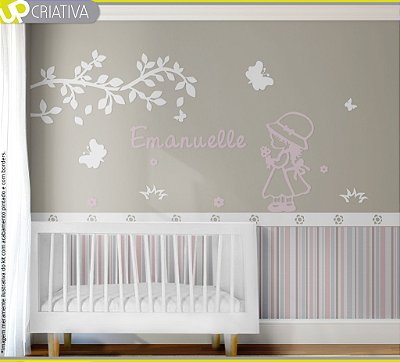 Painel decorativo para quarto de bebê - Tema Camponesa MDF