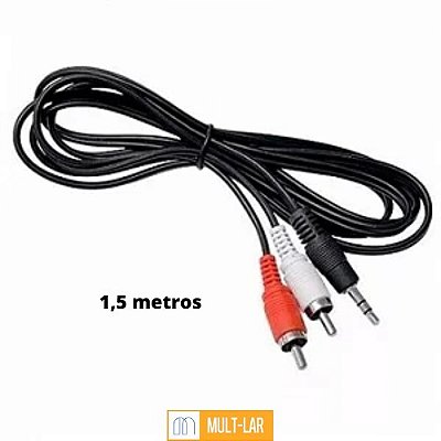 CABO P2 X 2RCA 1,5MT LE-1008