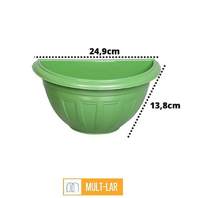 VASO DE PAREDE 1,7 LITROS VERDE 9600