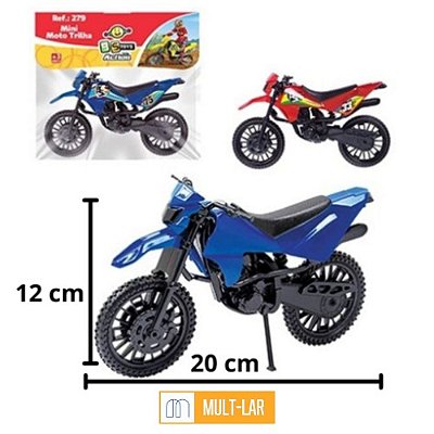 Mini Moto De Trilha Vermelha - Bs Toys